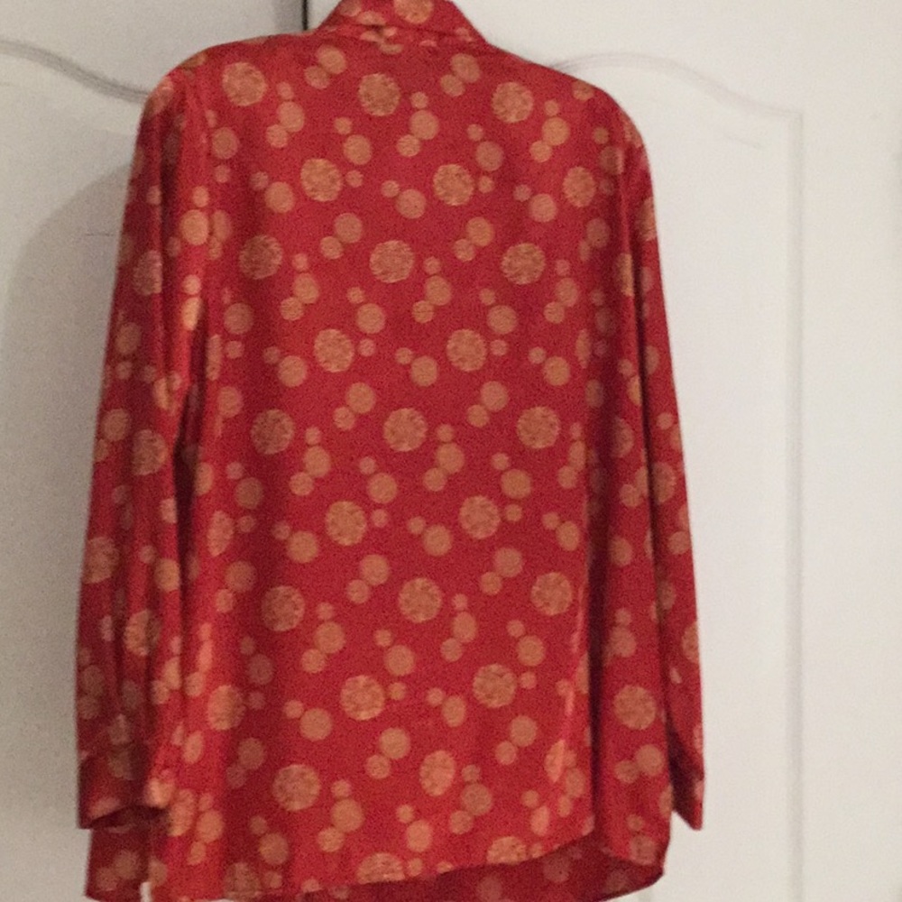 Notations With Gold Repeating Circle Print 1x Top - image 6